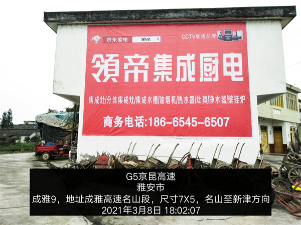 领帝厨电喷绘案例