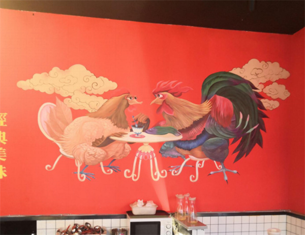 国潮类彩绘展示