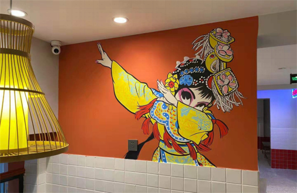 国潮类彩绘展示