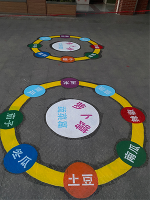 地面游戏彩绘