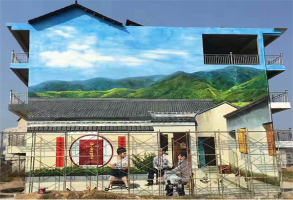 乡村振兴彩绘案例