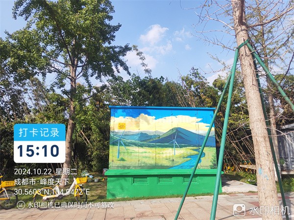 点亮城市，电箱彩绘，让电力宣传更生动！