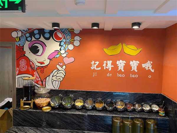 国潮类彩绘展示