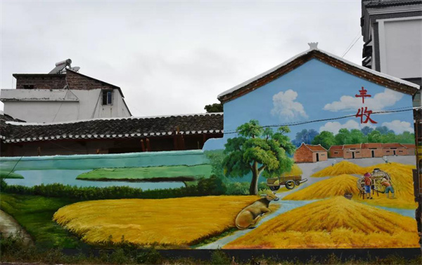 乡村振兴彩绘案例